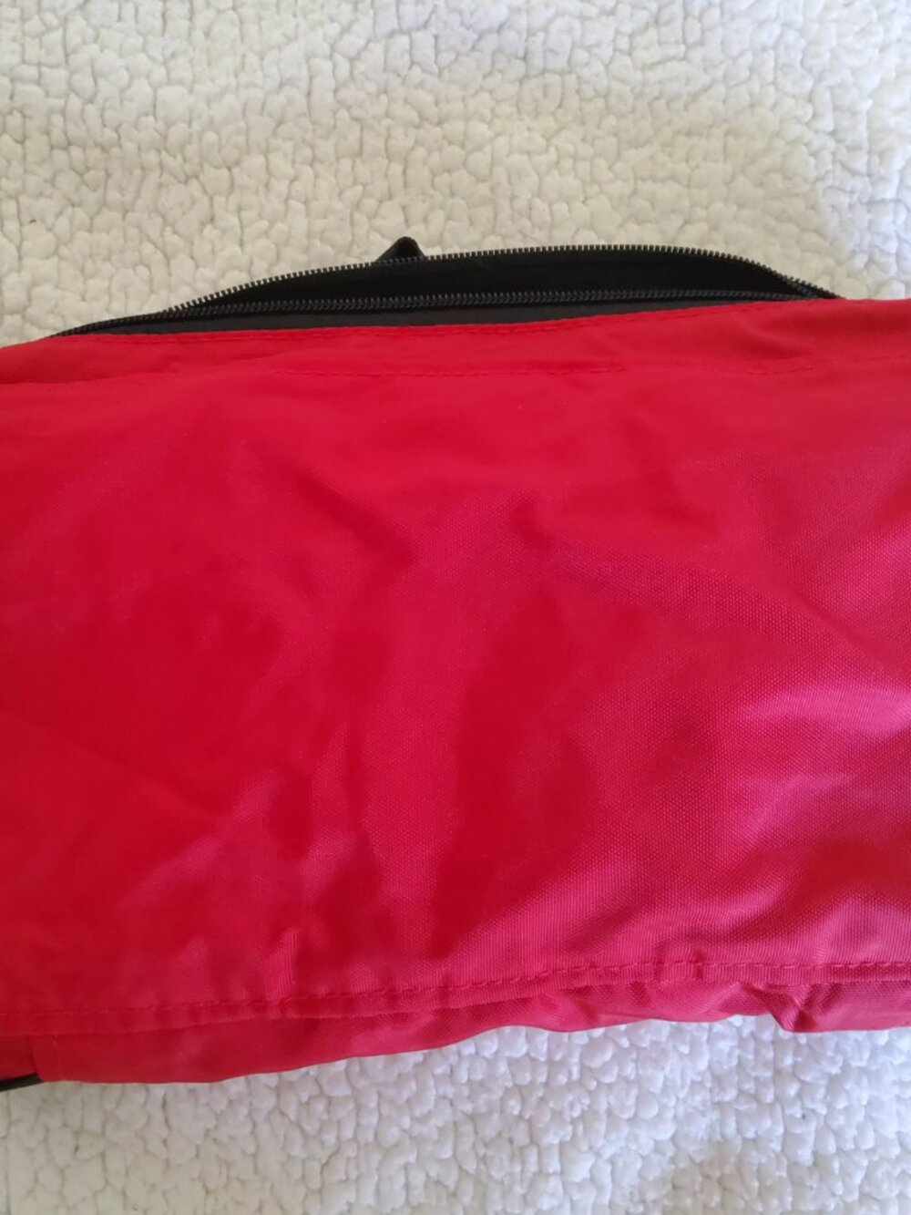 Outdoor Research Red Zip Travel Pouch Organizer Bag Vintage Made in USA Seattle - Picture 6 of 6